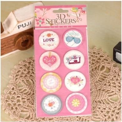 Scrapbook 3D Sticker 8X18cm - SS20