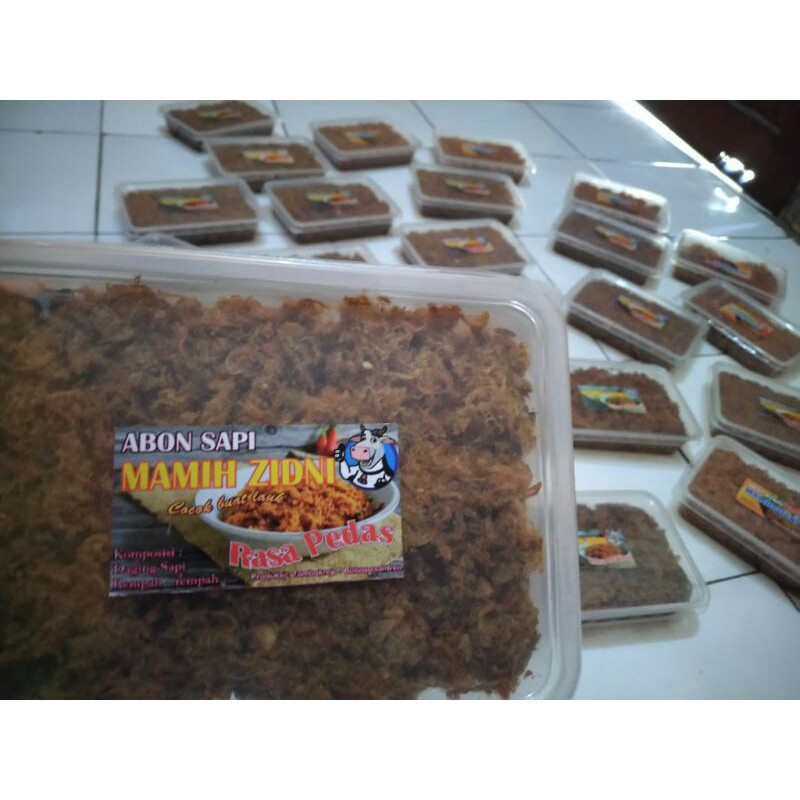 

Abon Sapi Pedas Mamih ZIDNI