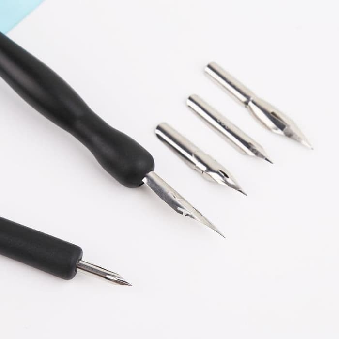 Manga Calligraphy Dip Pen Set (8pcs)