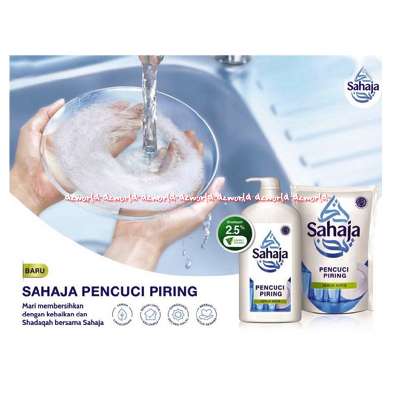 Sahaja 720ml Cairan Pencuci Piring Jeruk Nipis Sabun Cuci Piring Pouch Sahahaja Sajaha 720 ml Dishwash Dish Washing