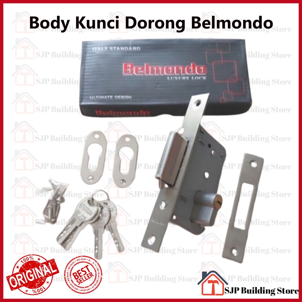 Body Kunci Pintu Geser / Sliding / Dorong Bodi