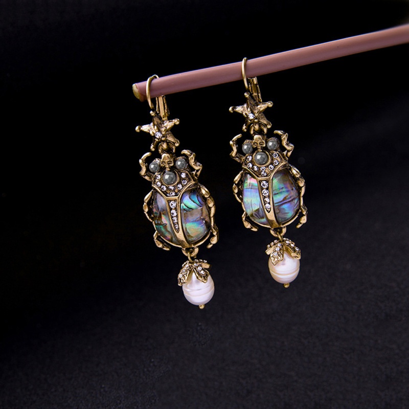 Siy Trendy Beach Drop Earrings Natural Abalone Untuk Shell Pendant Earrings Untuk W