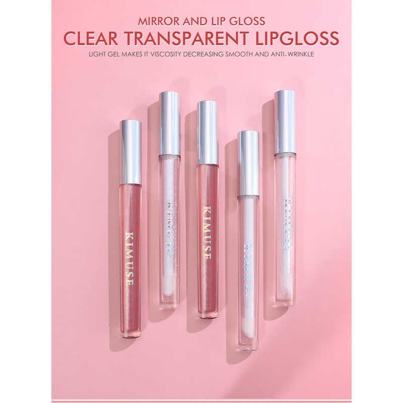 (READY&amp;ORI) Kimuse Clear Transparent Lipgloss Lip Glossy KS811 811 transparan bening