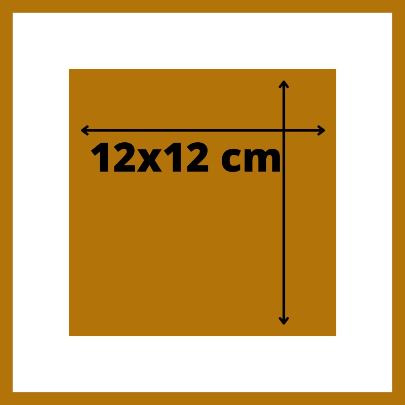 Cermin Aesthetic (CERMIN ASLI UK.15X15) Cermin Full Body Cermin Dinding Tempel Dekorasi Dinding-12X12CM
