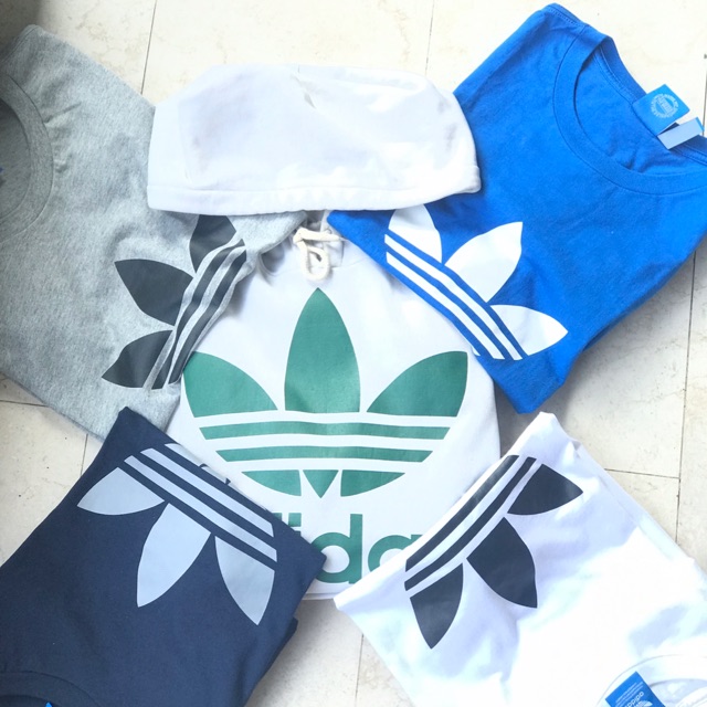 4 pcs tshirt adidas threefoil