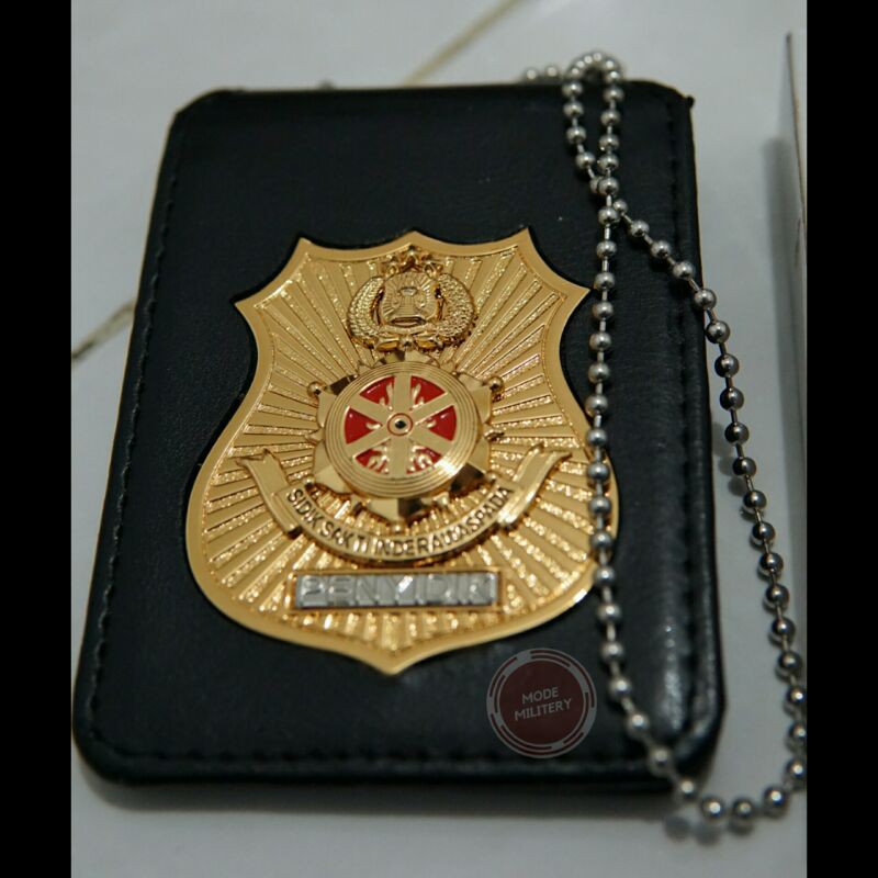 Name tag -id card I tempat kartu nama I name holder I dompet kalung penyidik