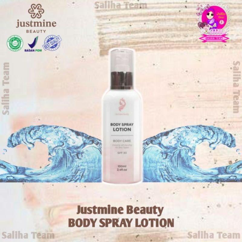 Memutihkan, Melembabkan Dan Menutrisi Kulit Tubuh | BPOM & HALAL | Justmine Beauty Body Spray Lotion