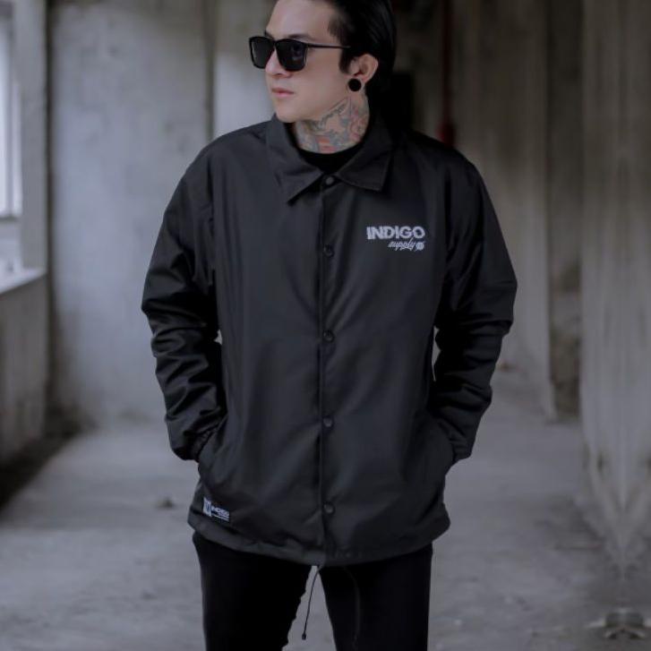 Bagus Banget.. JAKET COACH INDIGO APPAREL PRIA WANITA - JAKET WINDBREAKER SPORTY INDIGO KING OF CLOT