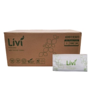 Tissue Hand Towel Multifold LIVI 1 Dus isi 24 Pack