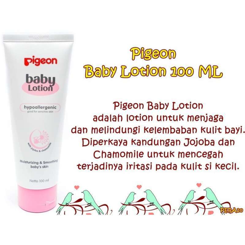 PIGEON Baby Lotion Cream Bayi Anti Iritasi