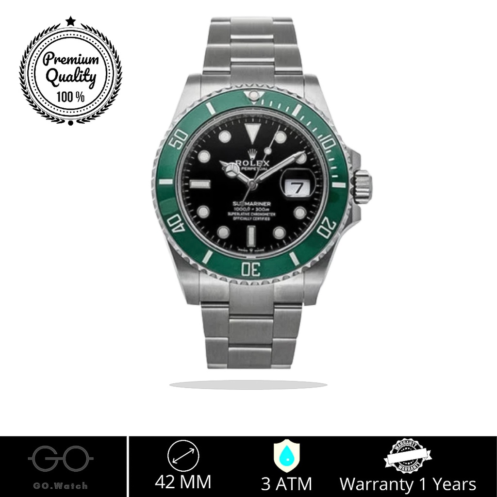 Rolex Submariner Starbucks 40mm Premium Automatic Jam Tangan Rolex Pria