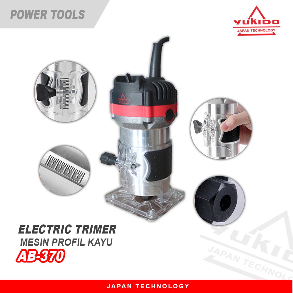 Mesin Profil Kayu / Router Trimer / Wood Trimmer YUKIDO