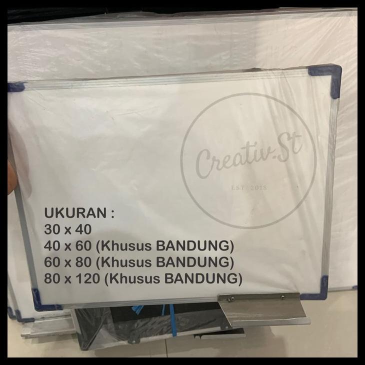 

PAPAN TULIS / WHITE BOARD & BLACK BOARD 2 IN 1 60 X 80 CM KODE 605
