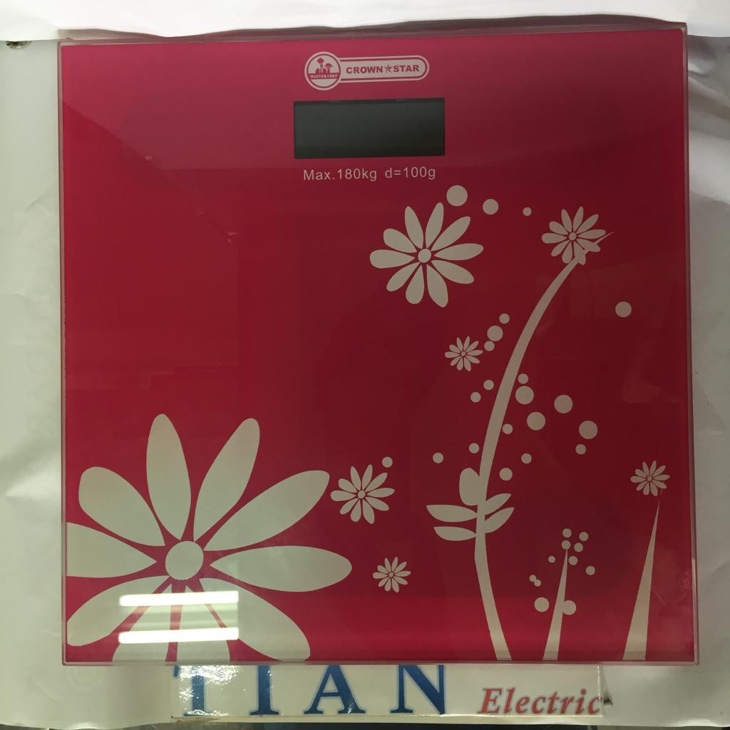 CROWN STAR Electronic Personal Scale / Timbangan Badan Digital