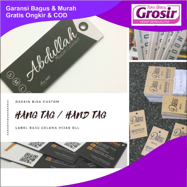 

SALE Desain Hang Tag | Hand Tag | Tali Label TOKO BLACU