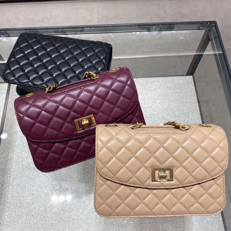 tas slempang wanita ck original (ck turn lock)