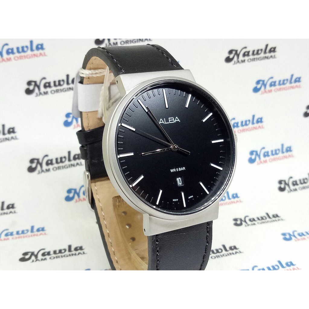 Alba Quartz AS9H27X1 Analog Black Dial - Jam Tangan Pria AS9H27