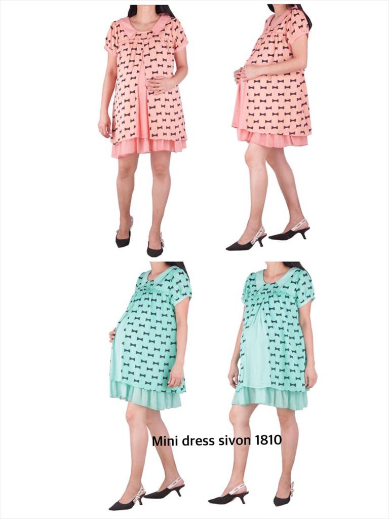 Dress hamil silvon mini baju hamil