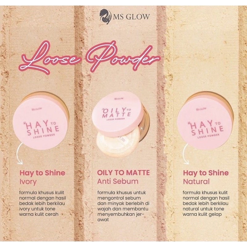 Bedak Tabur MS Glow