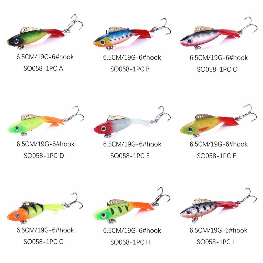 Top 1PC Kait Pancing Es 1PC Panas Buatan Walleye Renang Tubuh Lembut