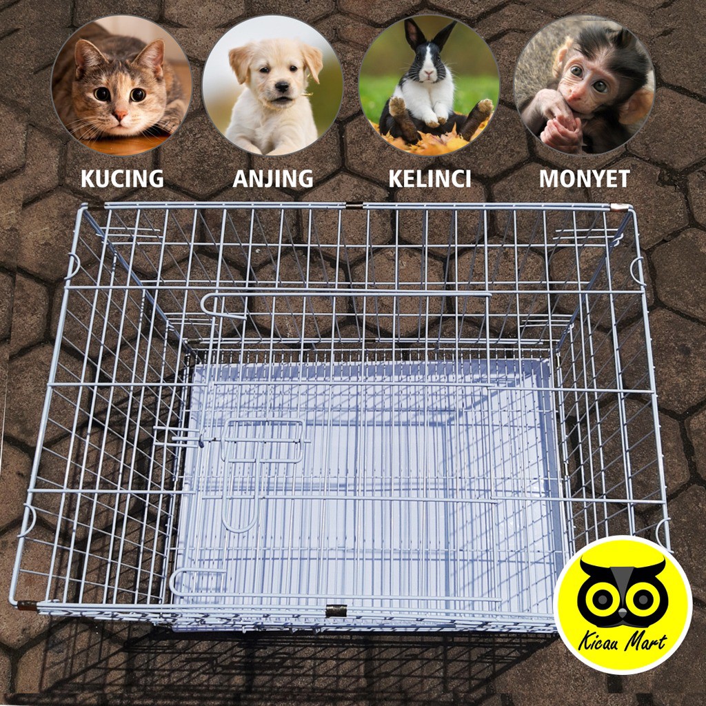 KANDANG KUCING BESI TEBAL IMPORT SUPER JUMBO CARGO SANGKAR KUCING KANDANG KELINCI ANJING MONYET KDCAT