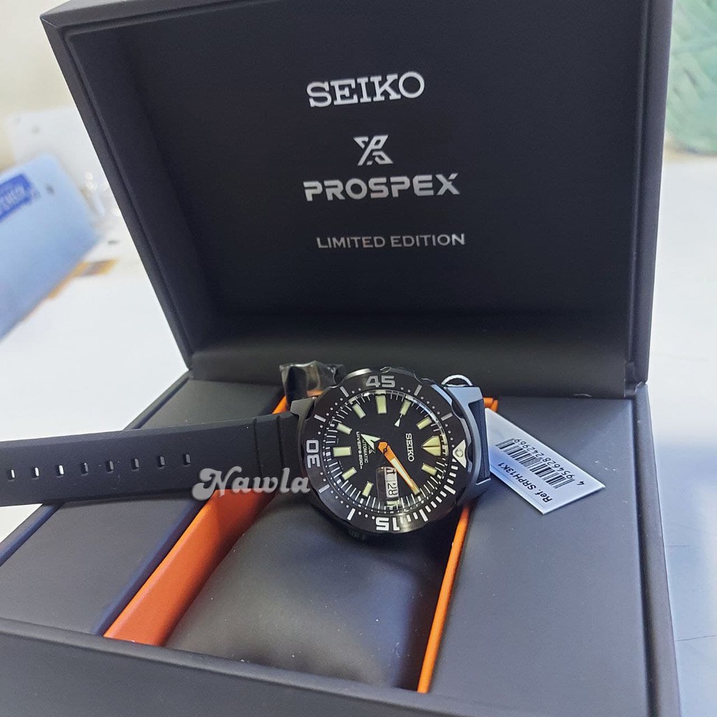 Seiko Prospex SRPH13K1 Monster Black Series Limited - Jam Tangan Pria SRPH13