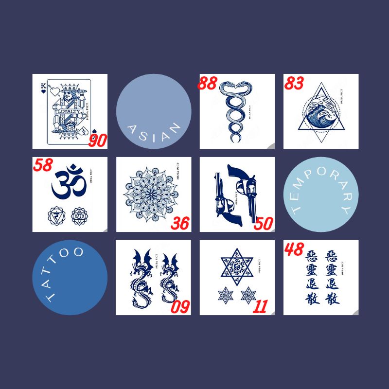 ⚕️SEMI PERMANEN MAGIC TATTO⚕️ TATTO LITTLE 11X8cm TAHAN LAMA ASIANTATTOO EDISI TERBATAS