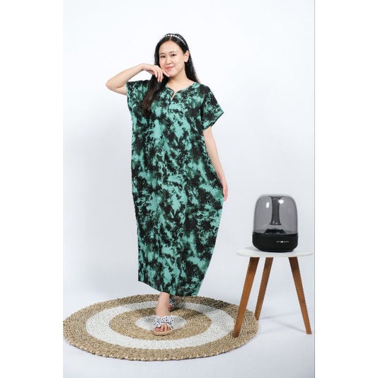 Daster busui bali habel rayon premium panjang semata kaki resleting-B8