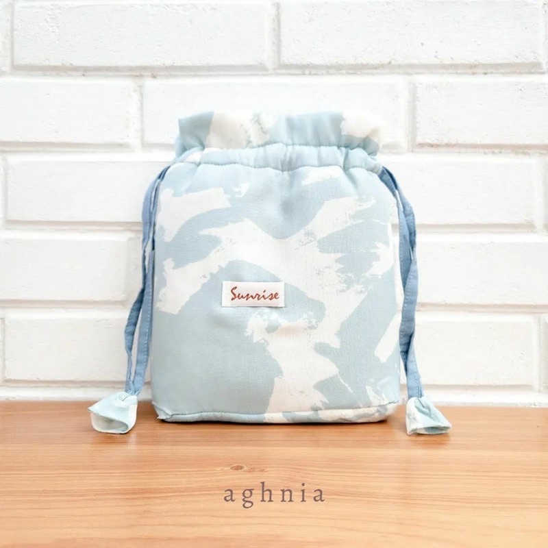 Mukena Sunrise - Aghnia Baby Mint x Baby Blue - Mukena Dewasa Rayon Premiun