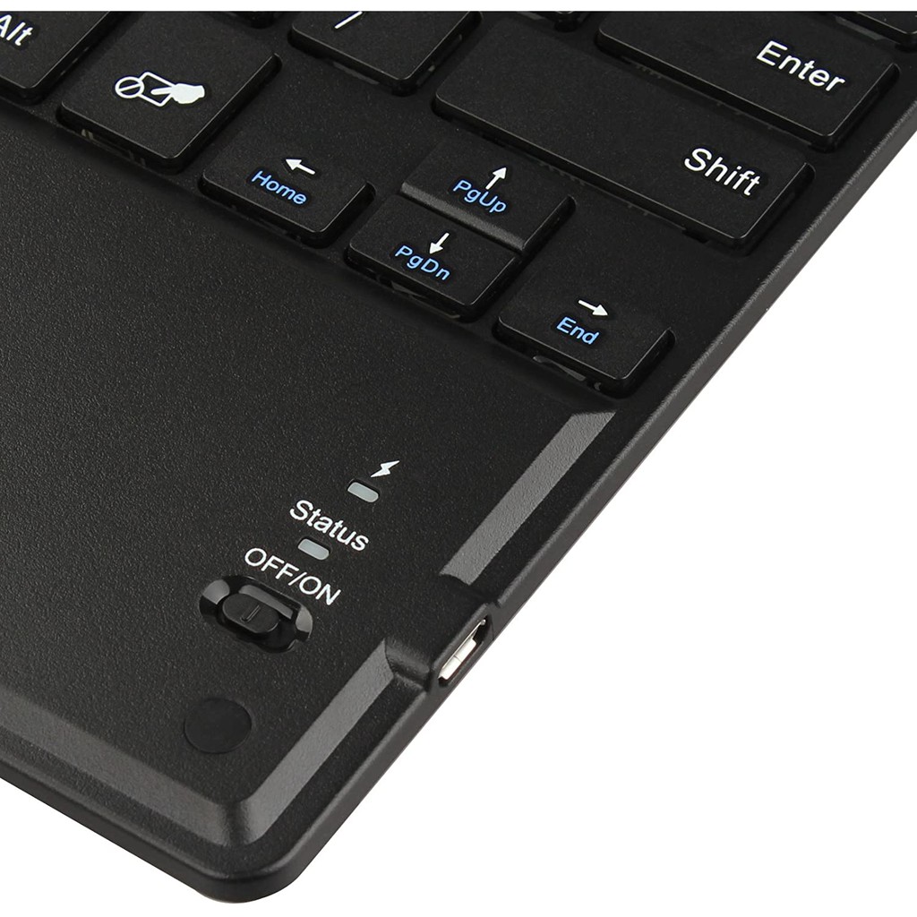 Keyboard wireless Bluetooth 10 inch lengkap dengan mouse touchpad size