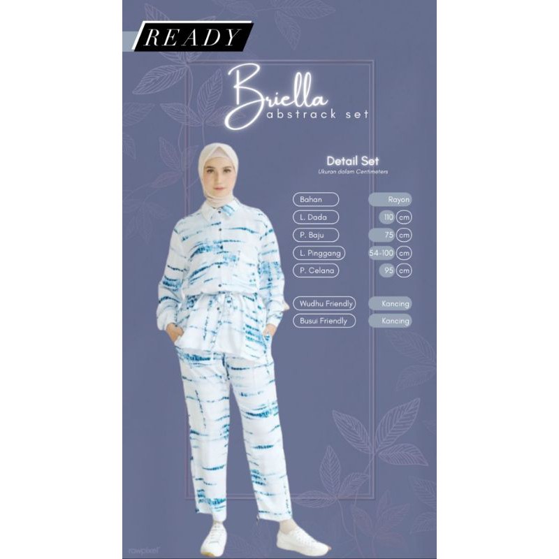 BRIELLA ABSTRAK SET / ONE SET