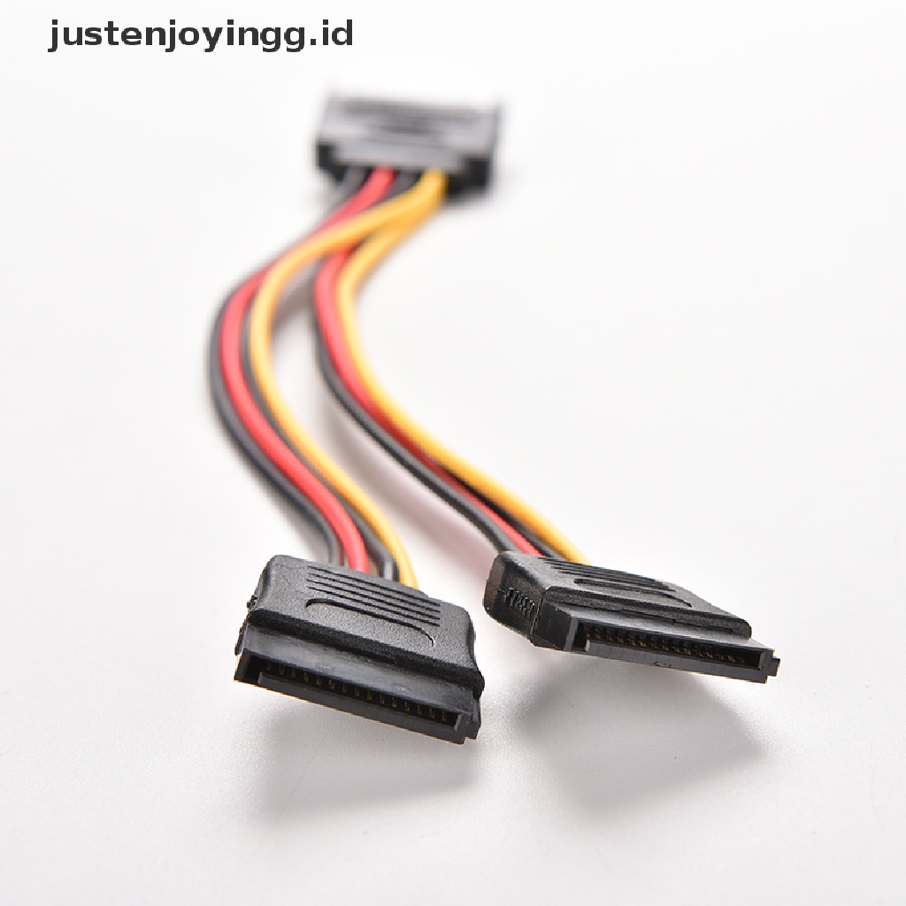 Kabel Power Splitter Y 1: 2 Pin SATA Male to SATA Female 15 Pin