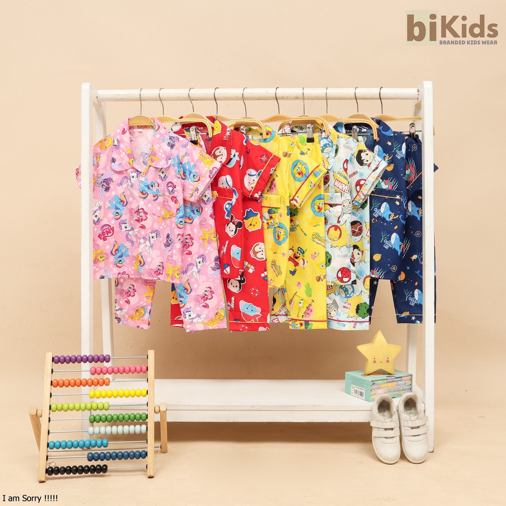 PIYAMA ANAK KIDS 1-5TH ECER PILIH MOTIF DAN SIZE | BAJU TIDUR ANAK