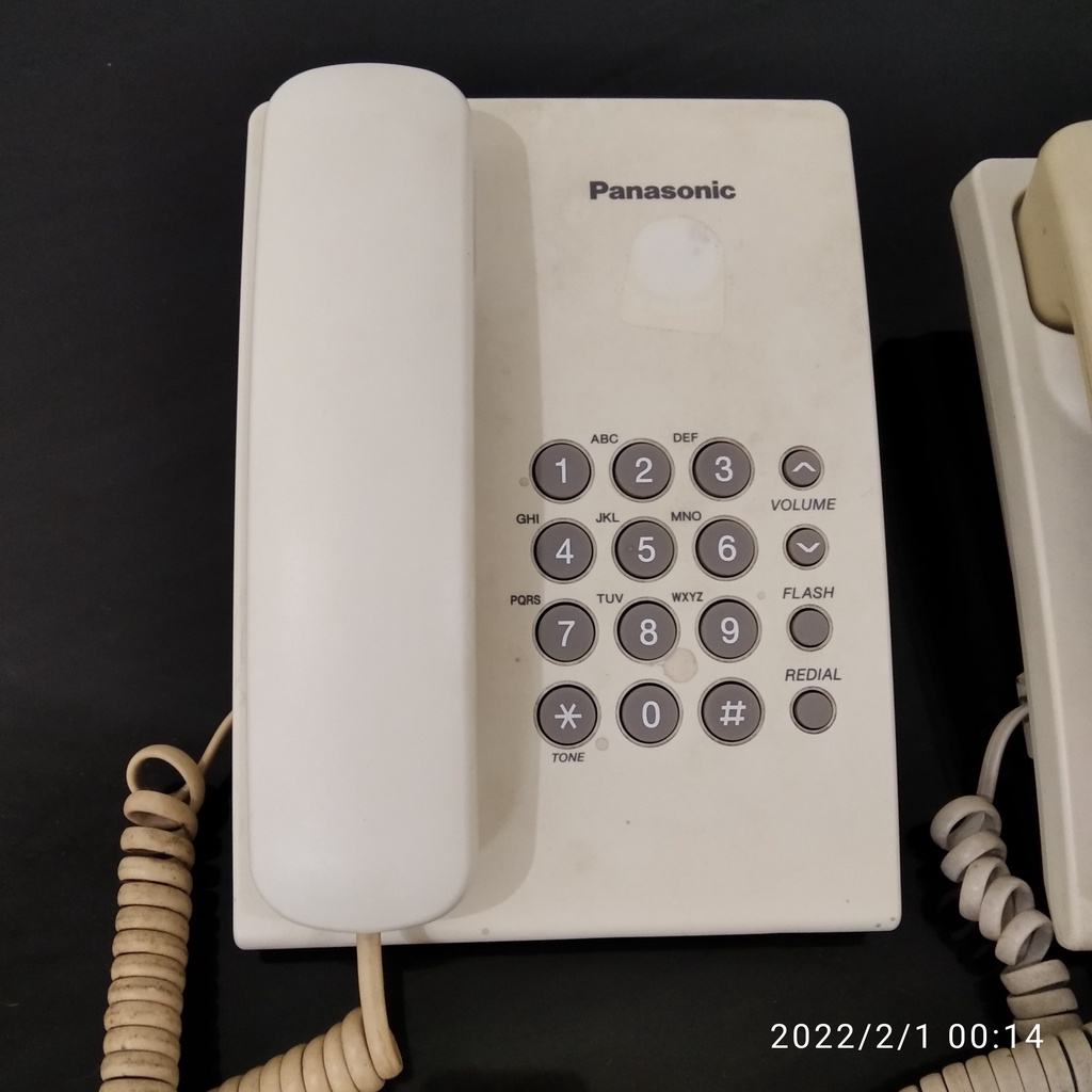 Telepon Rumah Panasonic KX-TS505MX Telpon KX-TS505 Bekas Hanya Ada 2