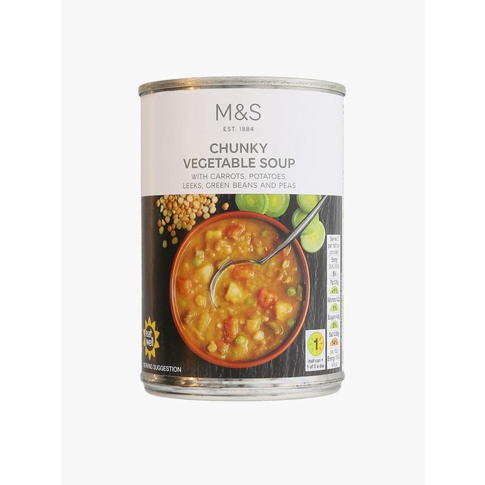 

[COD] M&S FOOD - Makanan Instan Kaleng - Chunky Vegetable Soup [COD]