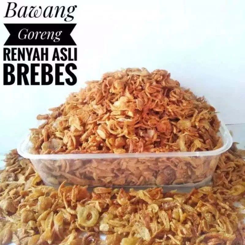 

Bawang goreng Brebes kemasan 100gr