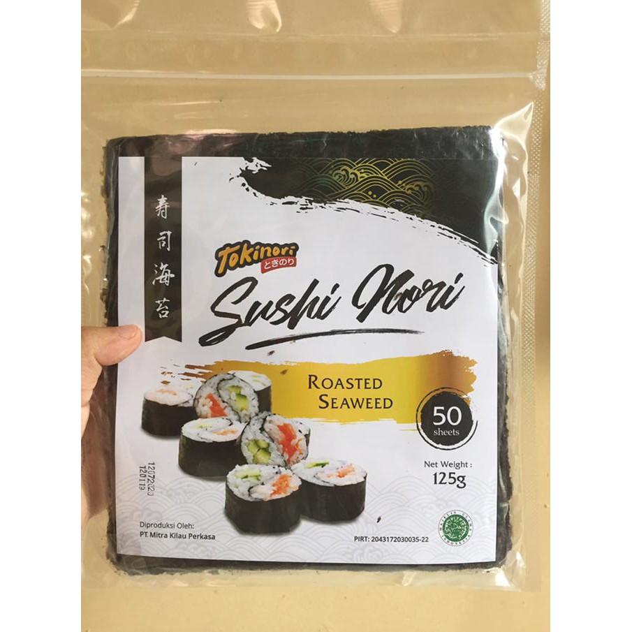 

Tokinori 50 Sheet Yaki Sushi Nori Halal Mui Roasted Seaweed Uk 21X19 C
