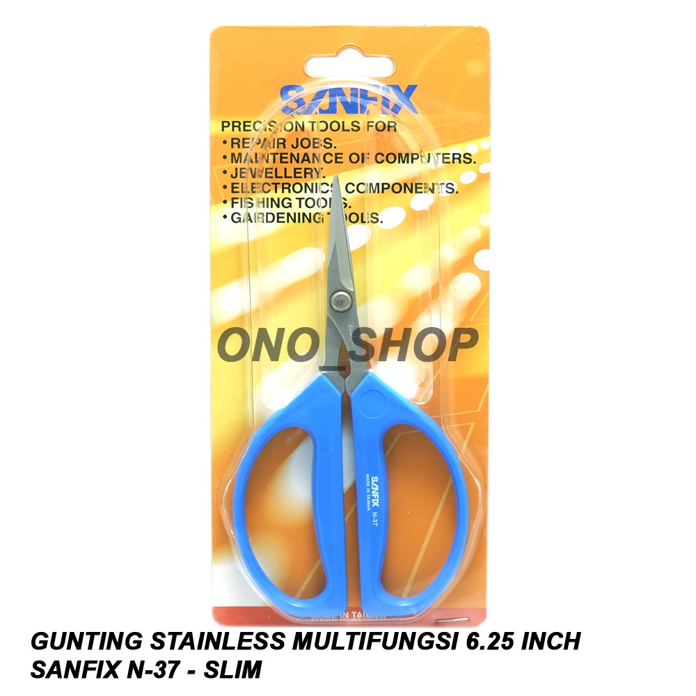 

Gunting Stainless Multifungsi 6.25 Inch Sanfix N-37 - Slim