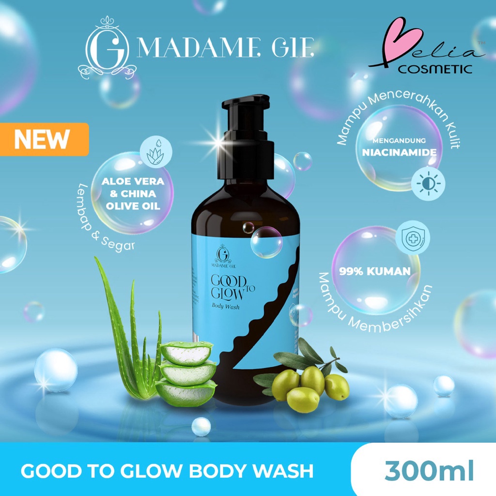 ❤ BELIA ❤ Madame Gie Good To Glow Shower Scrub | Body Wash | Lotion