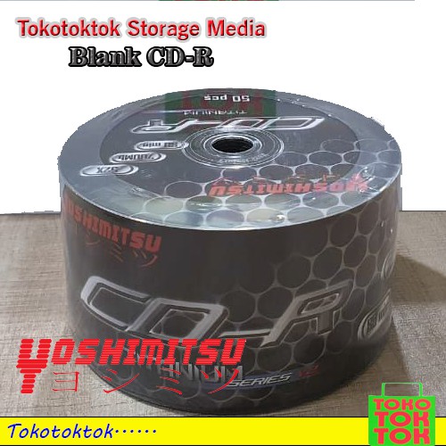 cdr cd-r 52x yoshimitsu bulkpack 50 isi 50