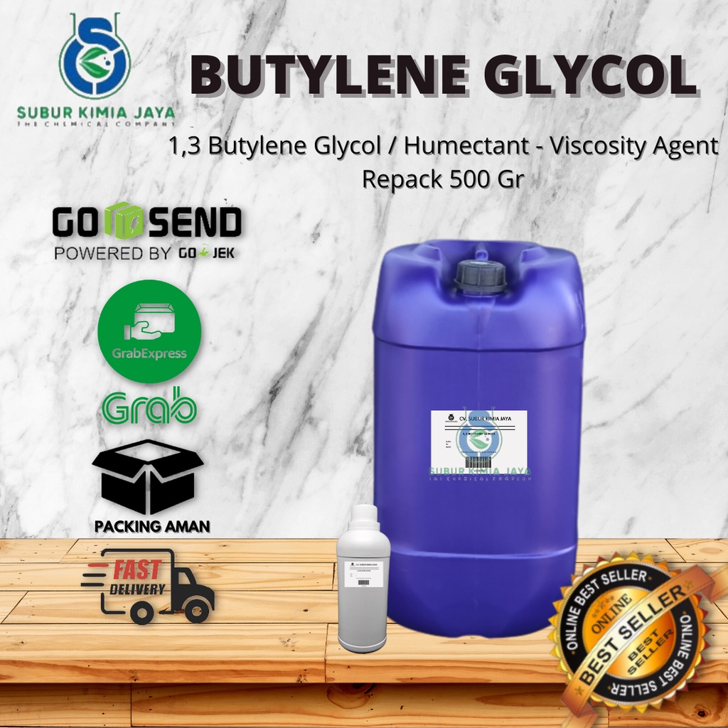 

1,3 Butylene Glycol / Pelembab Kulit Skincare Ingredient 500 gr Premium