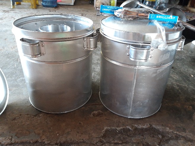 Dandang Bakso Stenlis & Aluminium / Panci Bakso / Panci Cilok Uk 30cm