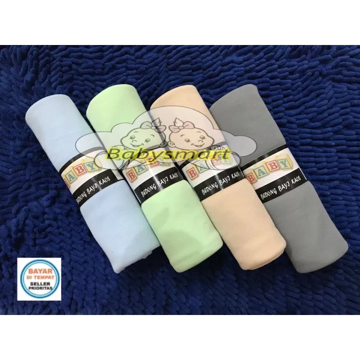 Babysmart - 4 Pcs Bedong Bayi Premium BABY RICHI MULTI / Selimut bayi / Alas tidur bayi / Bahan Halus