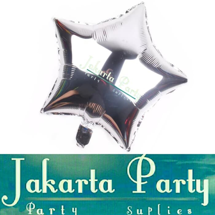 Balon Foil Star Silver