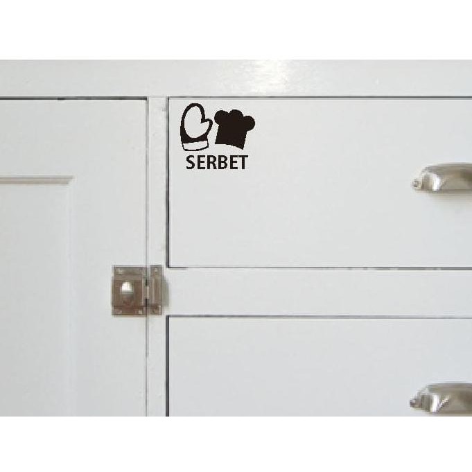 Jual Stiker Nama Cabinet Rak Kitchen Set Sticker Dapur Serbet Cempal Masak Juara