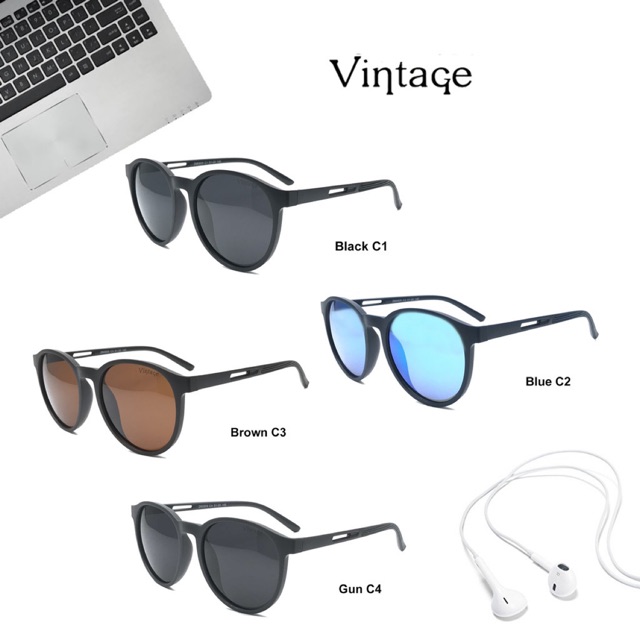 Vintage Sunglasses Polarized ZM0809