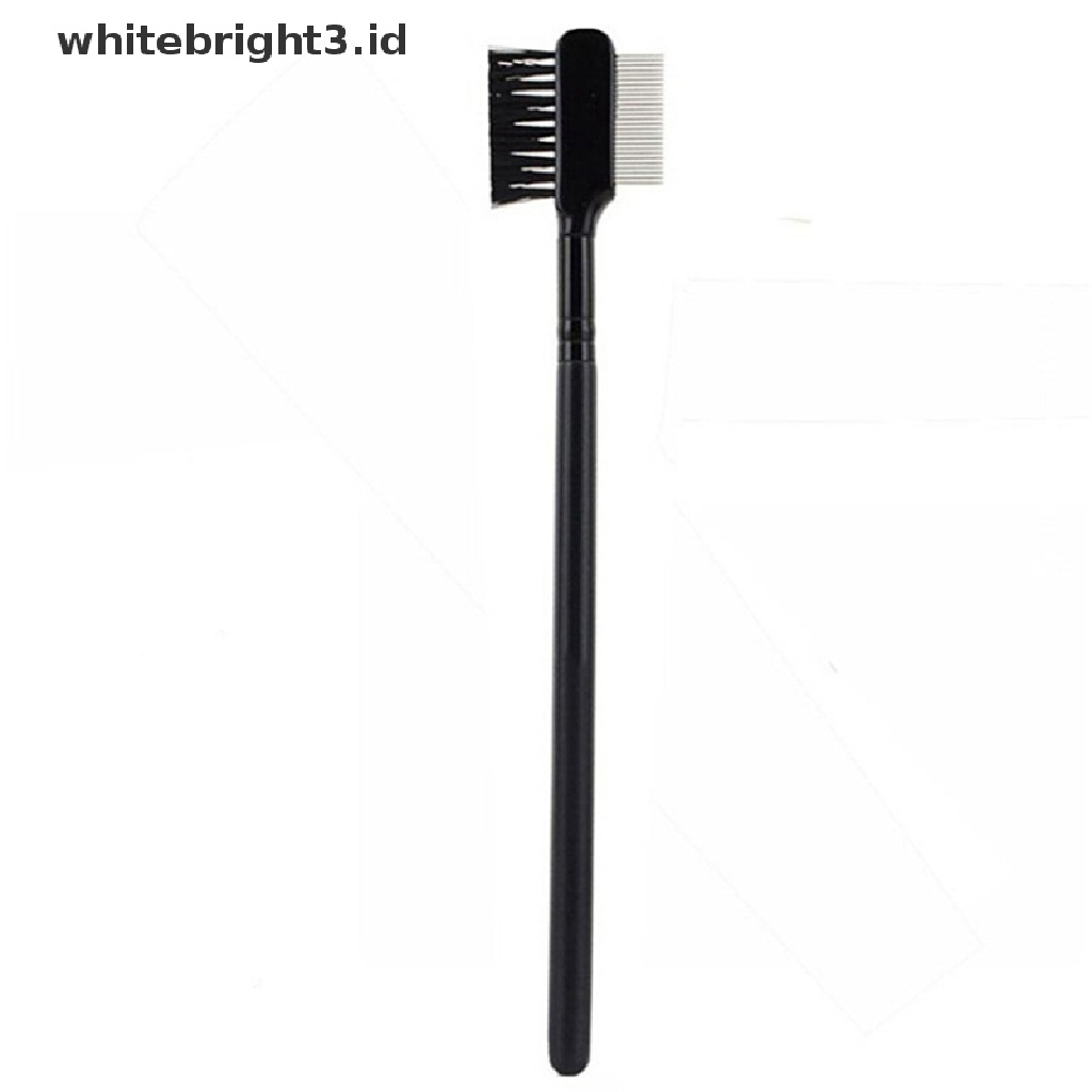 (whitebright3.id) 1pc Sisir Alis / Bulu Mata Extension Bahan Metal Untuk Makeup / Kosmetik Wanita