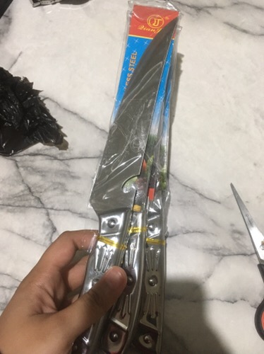 Pisau Dianjin Tanggung 6 / Pisau Besi Stainless Super Tajam Dianjin