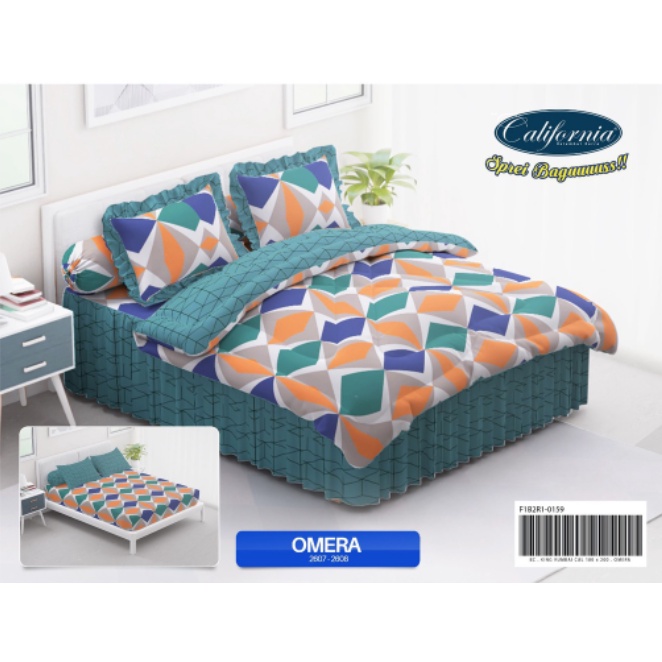 ❤ IJN ❤ Sprei California 180x200 New motif ( King size )