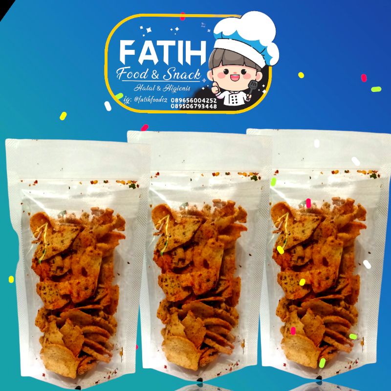 

Cemilan Basreng Bandung pedas balado pedas ekstra pedas